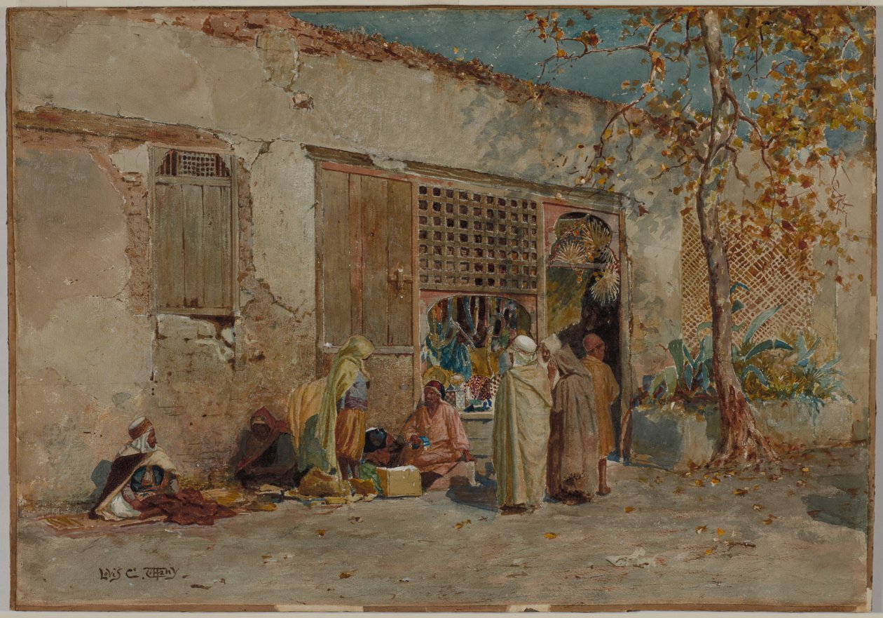 Scena marokańska, ok. 1871. autorstwa Louis Comfort Tiffany