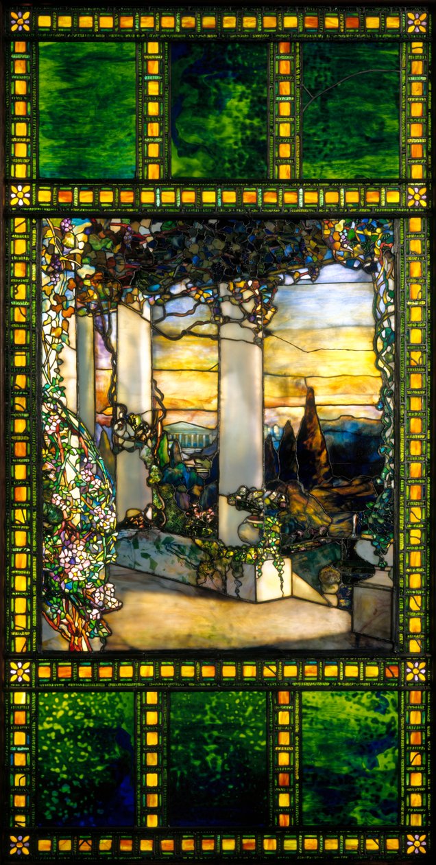 Okno, ok.1900 autorstwa Louis Comfort Tiffany