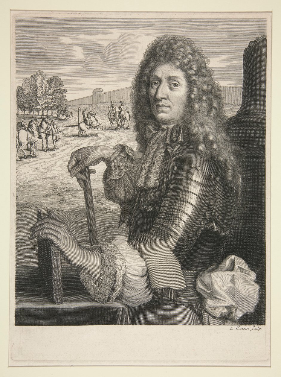 Portret szlachcica w zbroi autorstwa Louis Cossin