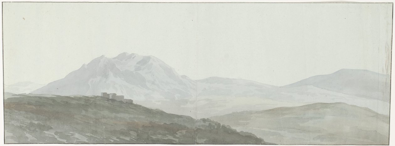 Widok na szczyty Apeninów Vue de quelques Cimes de l