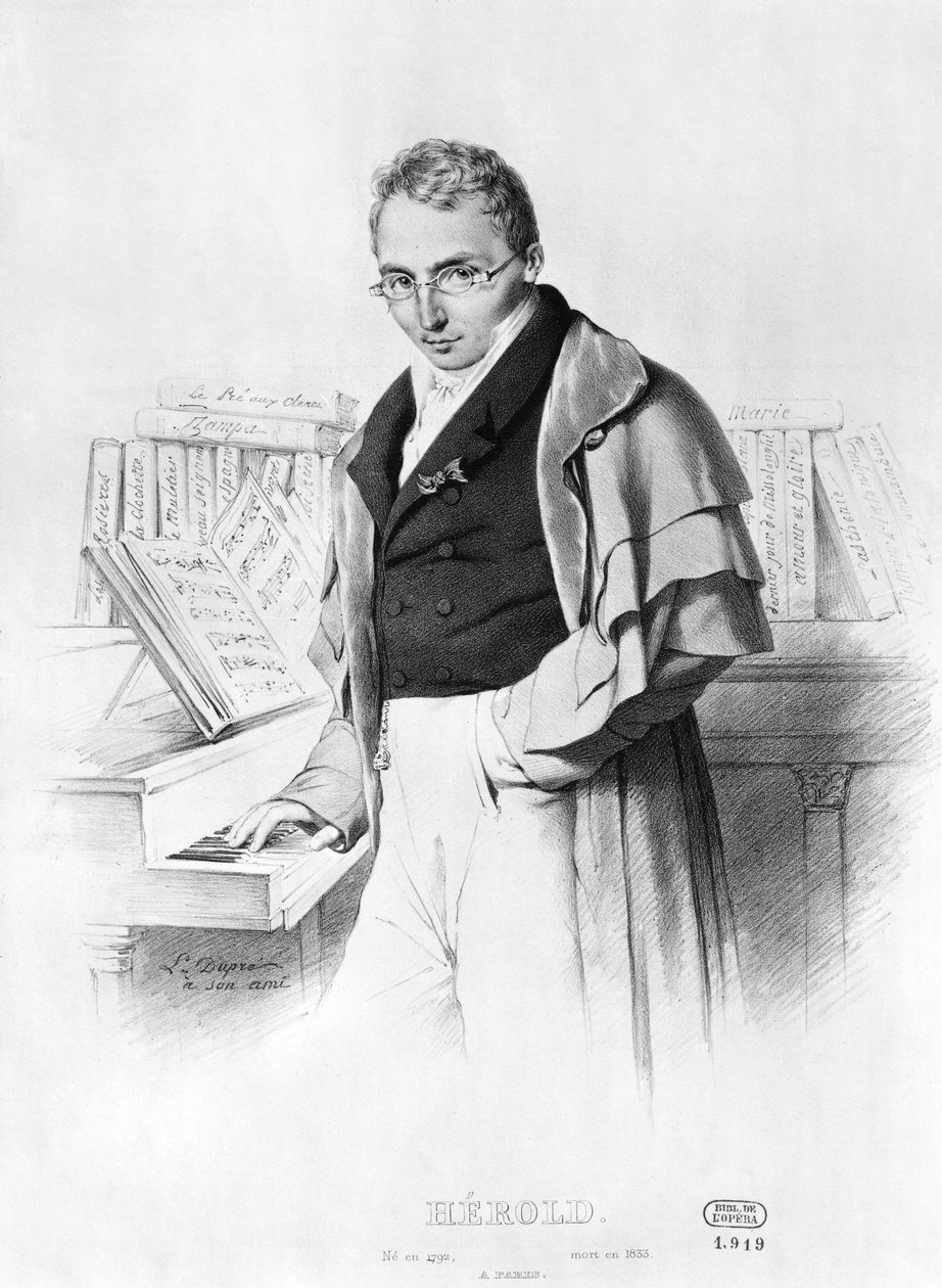 Ferdynand Herold (1791-1833) autorstwa Louis Dupré