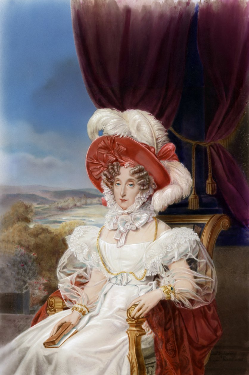 Portret królowej Marie-Amelie, ok. 1839 r. (obraz) autorstwa Louis Edouard Rioult