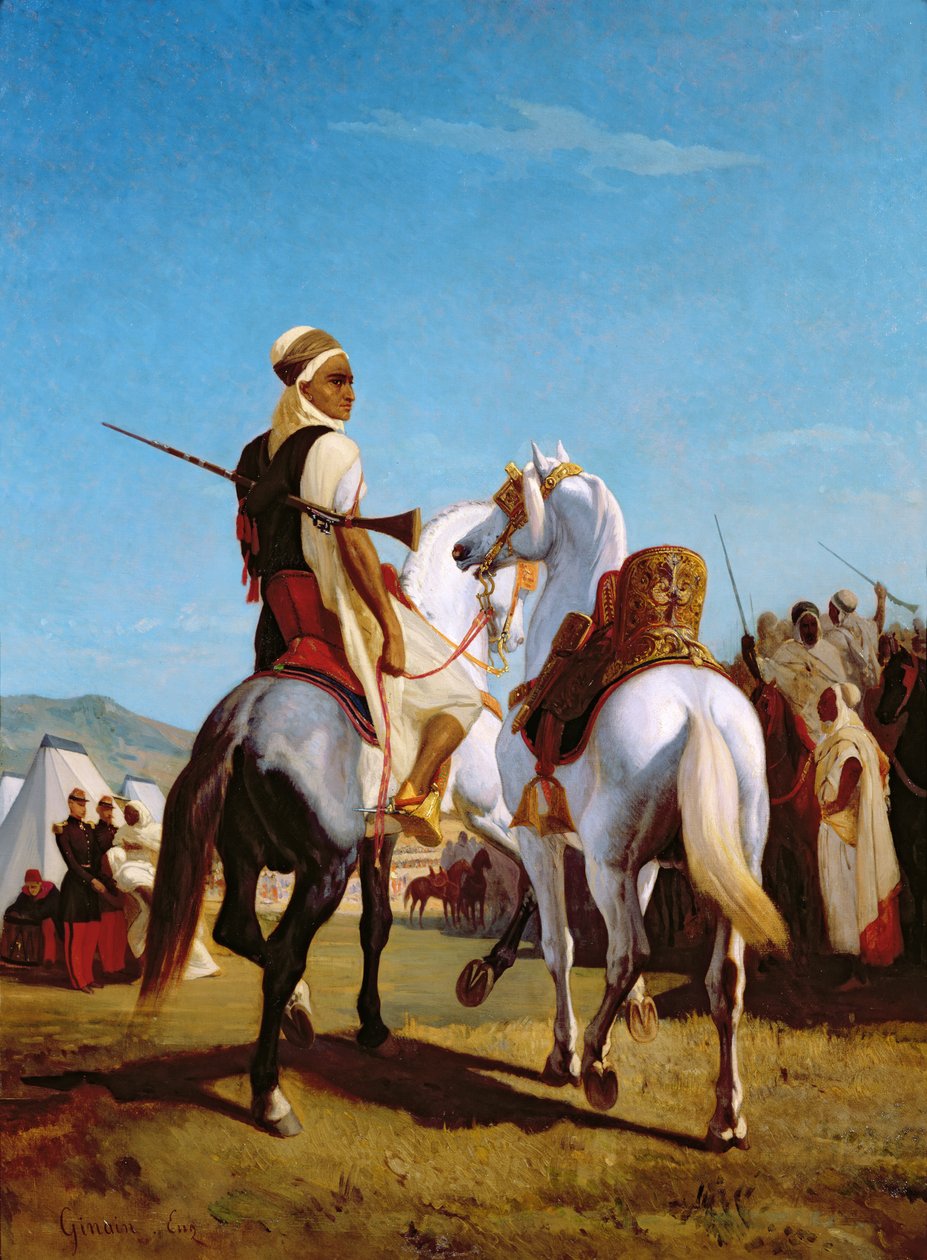 Koń Gaada, czyli Koń uległości, 1864 autorstwa Louis Eugene Ginain