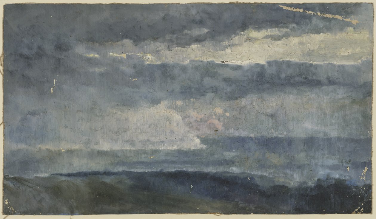 Studium olejne (chmury) autorstwa Louis Eysen