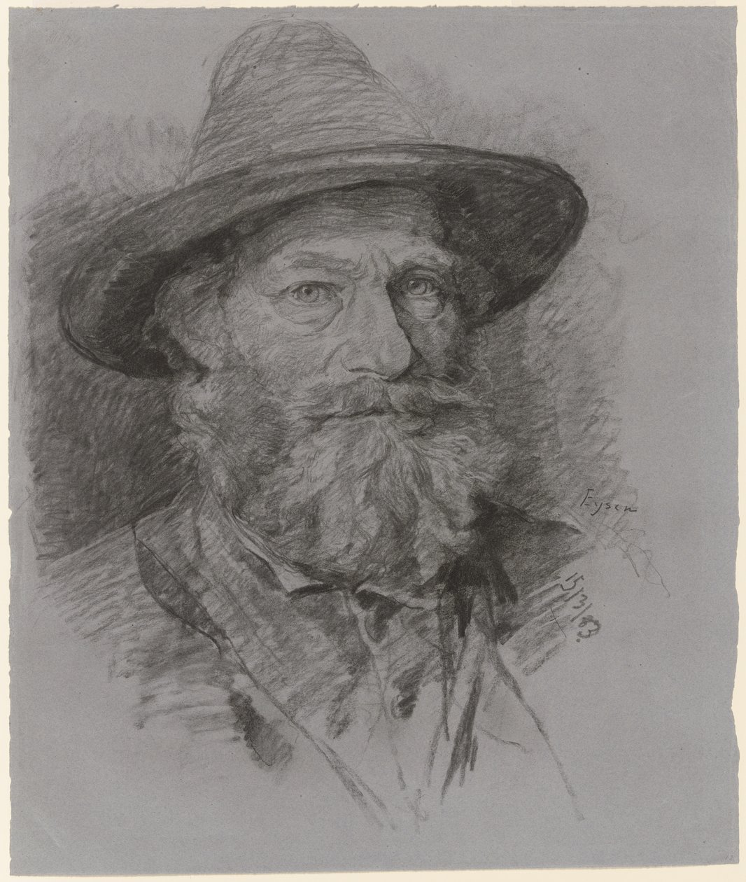 Portret kuzyna Hilsa autorstwa Louis Eysen