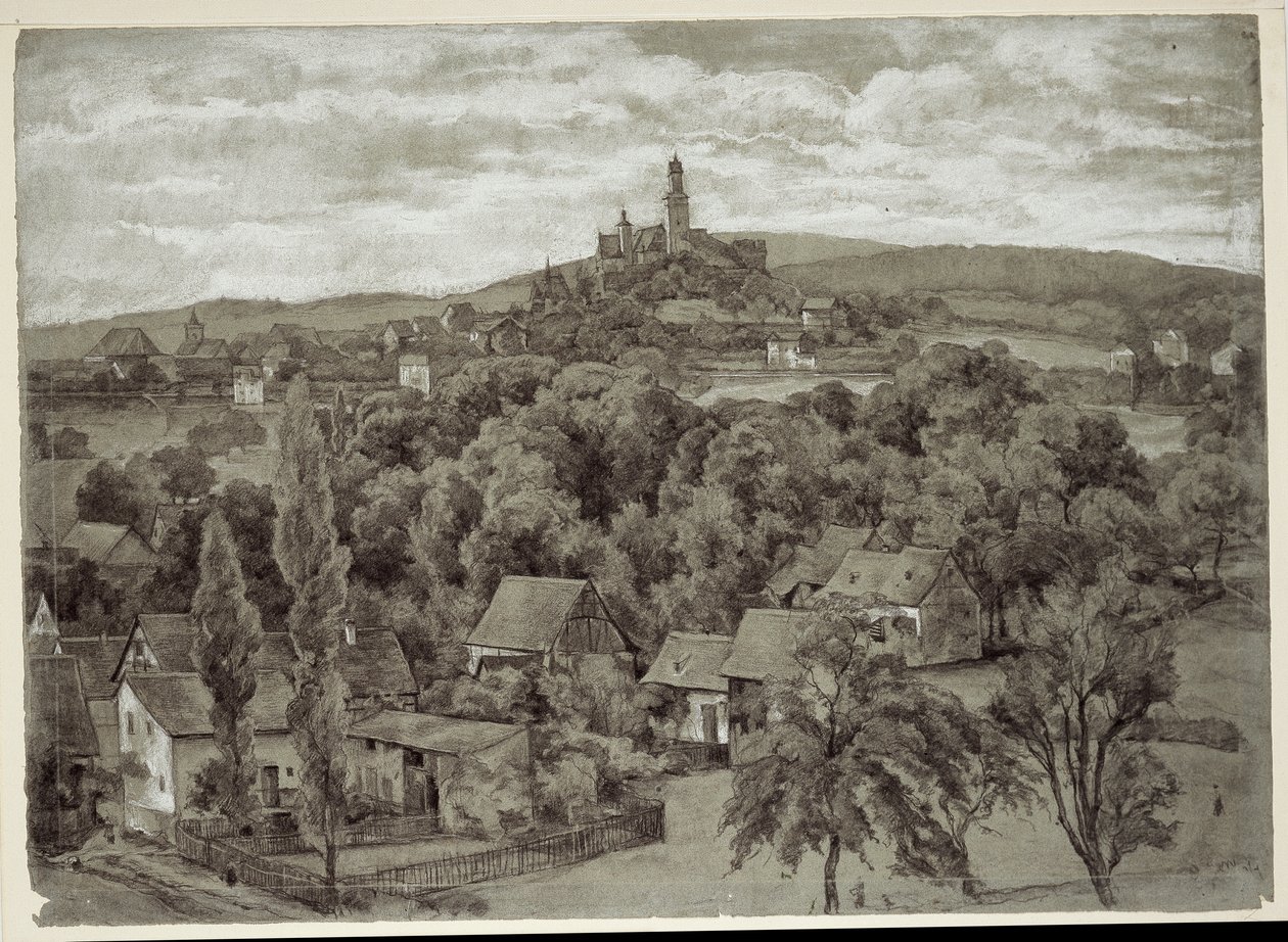 Widok na Kronberg autorstwa Louis Eysen
