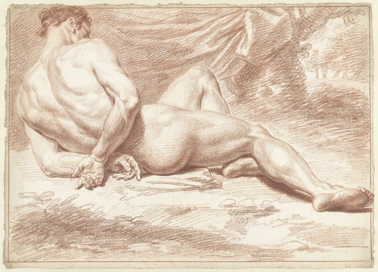 akademia nago autorstwa Louis Fabritius Dubourg