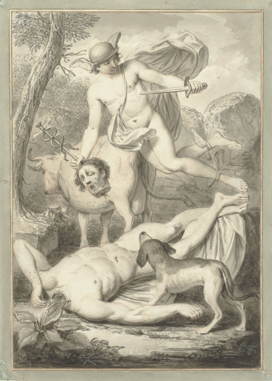 Merkury z głową Argusa autorstwa Louis Fabritius Dubourg