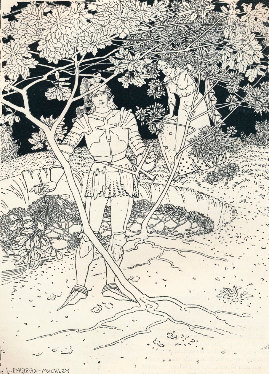 Ilustracja do Spensers Faerie Queene. Pieśń II. werset 30, c1895 autorstwa Louis Fairfax Muckley