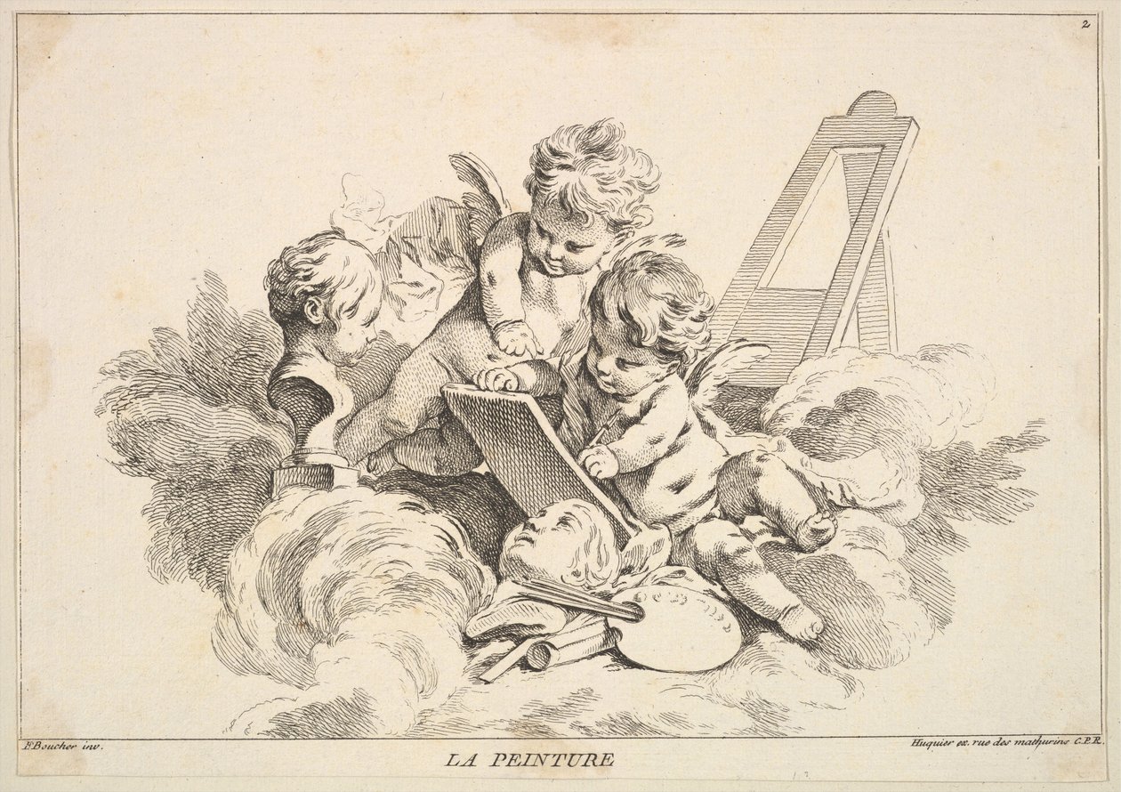 Obraz. autorstwa Louis Felix de la Rue
