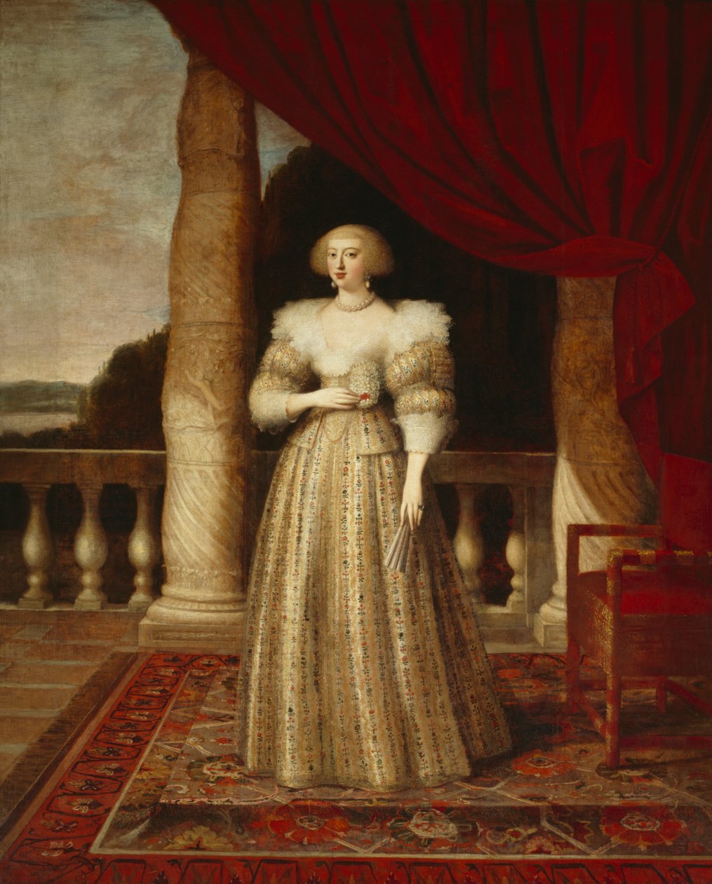 Anna Austriaczka (olej na płótnie) autorstwa Louis Ferdinand (c.1612 89) Elle