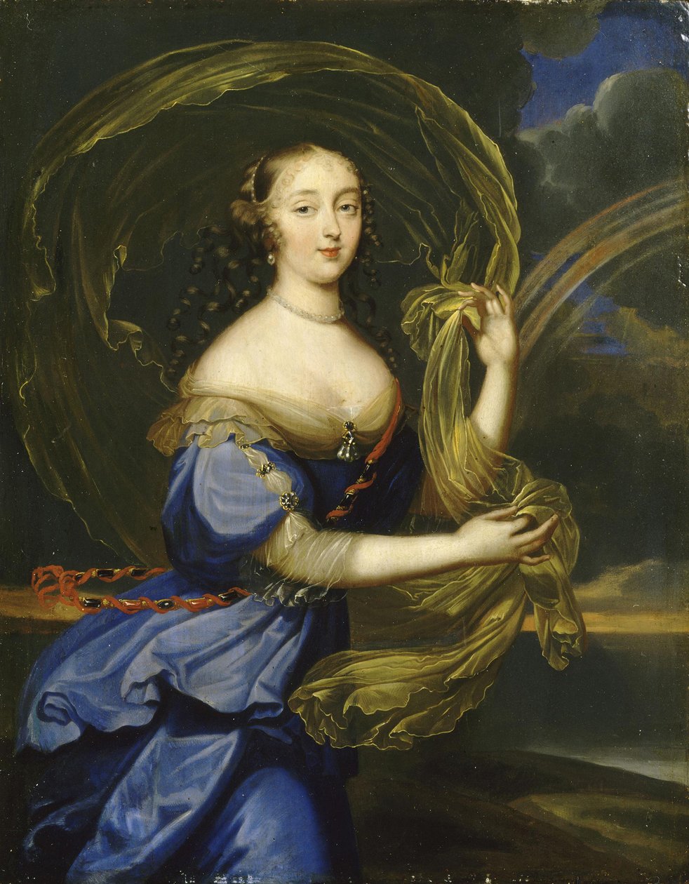 Françoise-Athénaïs de Rochechouart, markiza de Montespan 1640-1707, jako Iris autorstwa Louis Ferdinand Elle the Younger