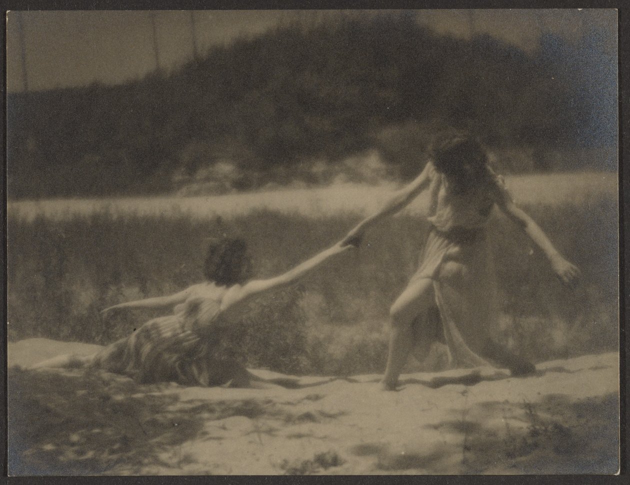 [Tancerze w ogrodzie] autorstwa Louis Fleckenstein