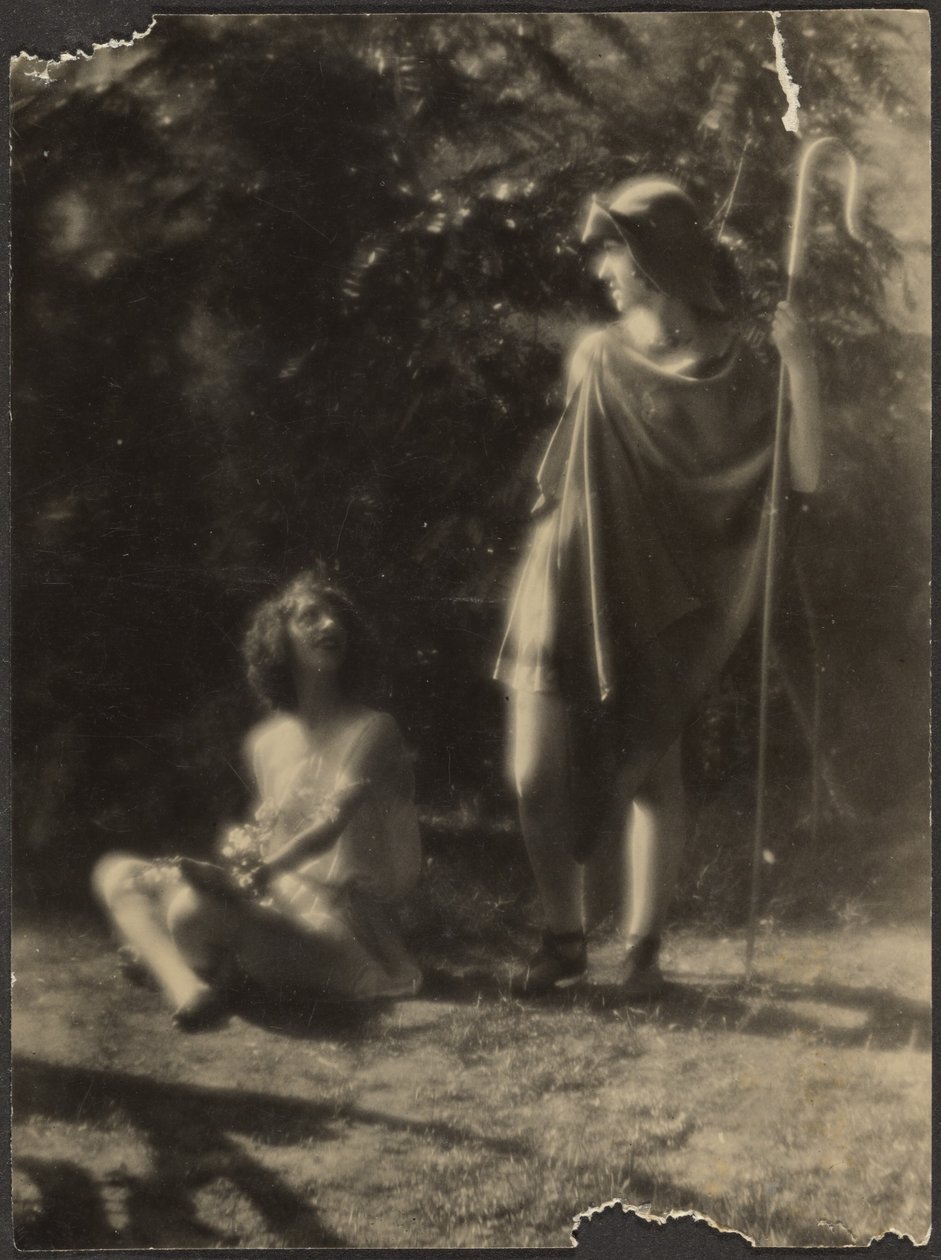 [Tancerze w ogrodzie] autorstwa Louis Fleckenstein