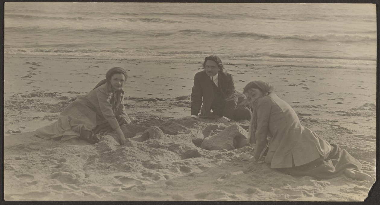 [Figury na plaży] autorstwa Louis Fleckenstein