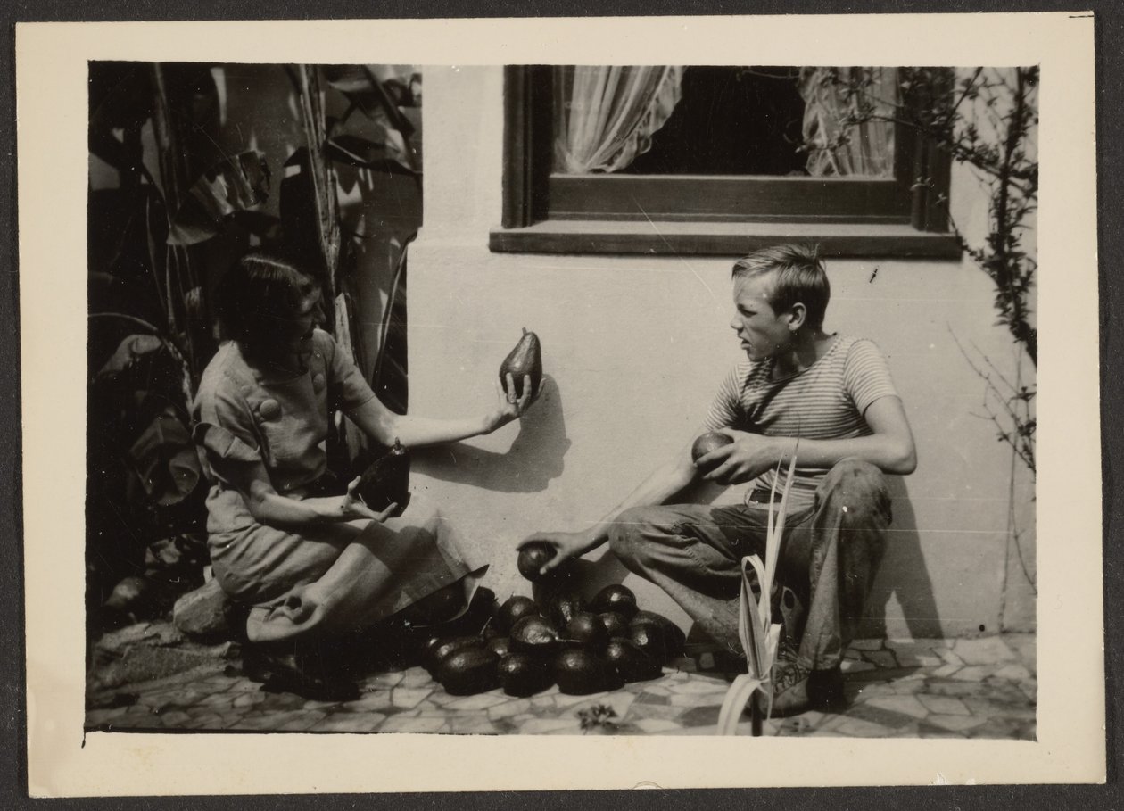 [Florence i syn z awokado]. autorstwa Louis Fleckenstein