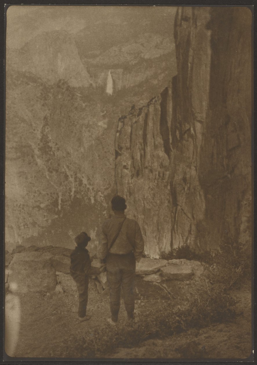 Szlak „Nevada Falls from Ledge”, Yosemite autorstwa Louis Fleckenstein