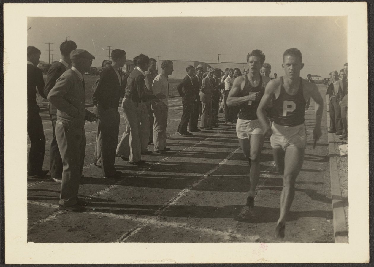 [Zawody lekkoatletyczne] autorstwa Louis Fleckenstein
