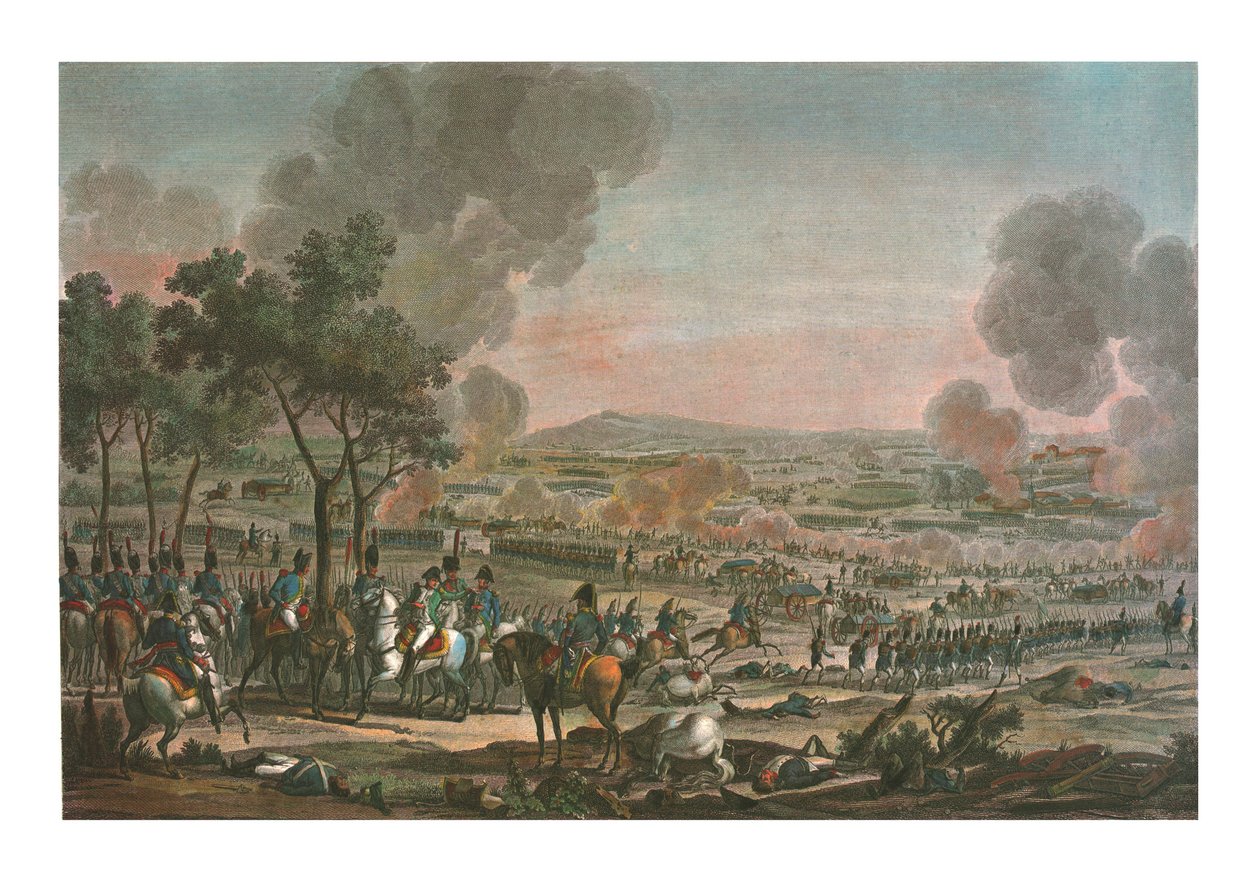 Bitwa pod Wagram, 7 lipca 1809, ok. 1850. autorstwa Louis Francois Mariage
