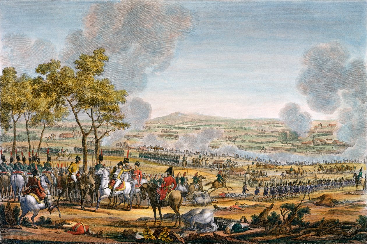Bitwa pod Wagram, Austria, 7 lipca 1809 r. autorstwa Louis Francois Mariage