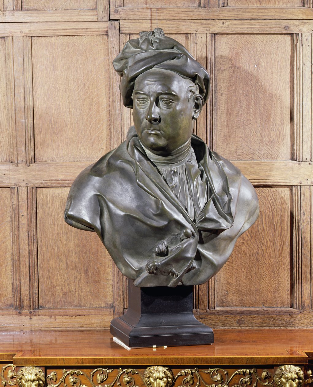 Popiersie Jerzego Fryderyka Haendla (1685-1759) (tynk) autorstwa Louis Francois Roubillac