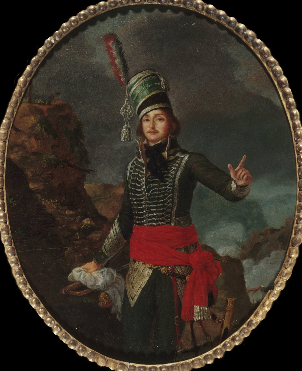 Portret generała François Séverina Marceau-Desgraviersa 1769-1796, ok. 1930 r. 1796. autorstwa Louis François Sergent Marceau
