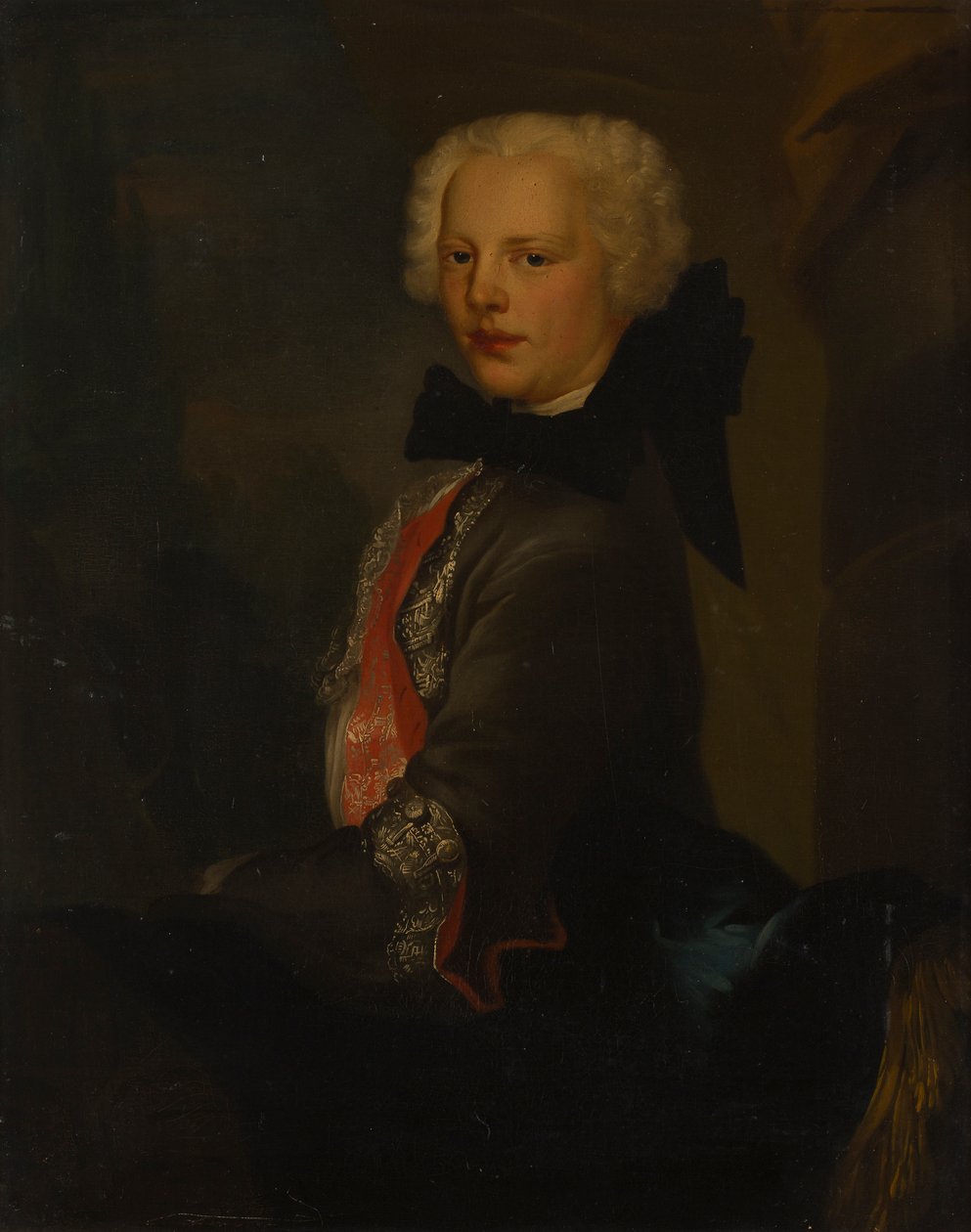 Portret szlachcica (olej na płótnie) autorstwa Louis Gabriel (attr.to) Blanchet