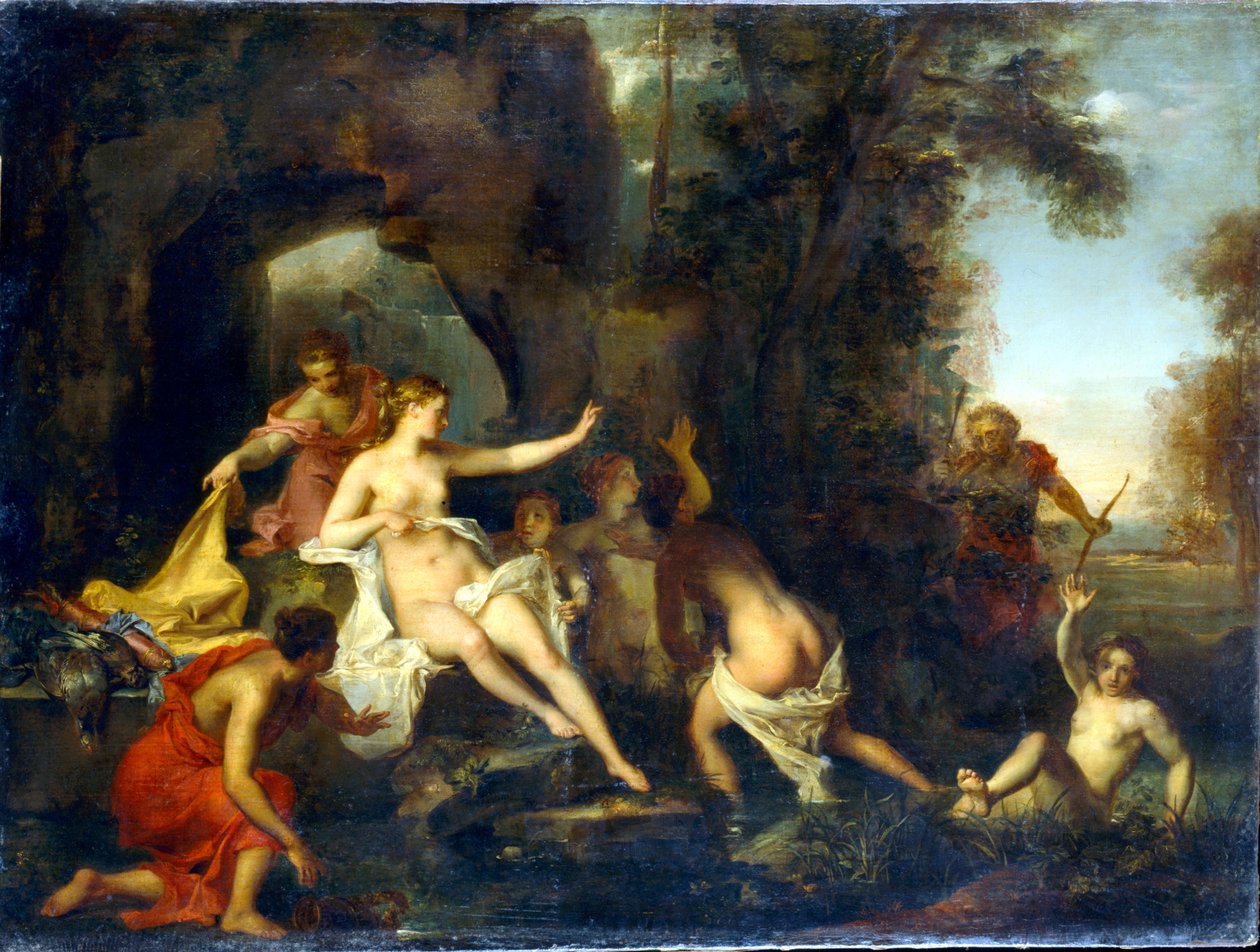 „Diana i Akteon”, 1732 autorstwa Louis Galloche