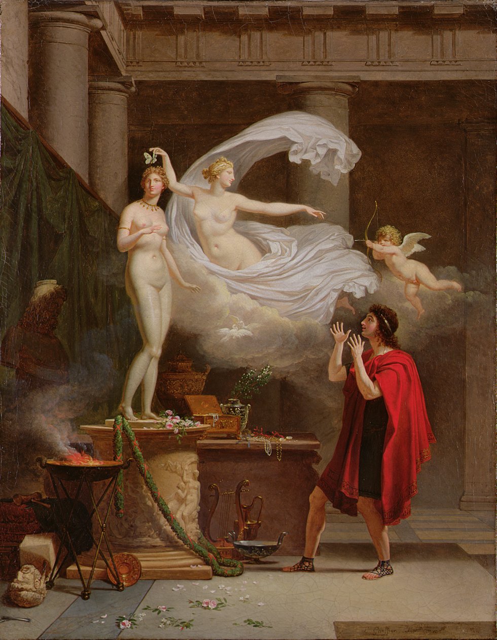 Pigmalion i Galatea autorstwa Louis Gauffier