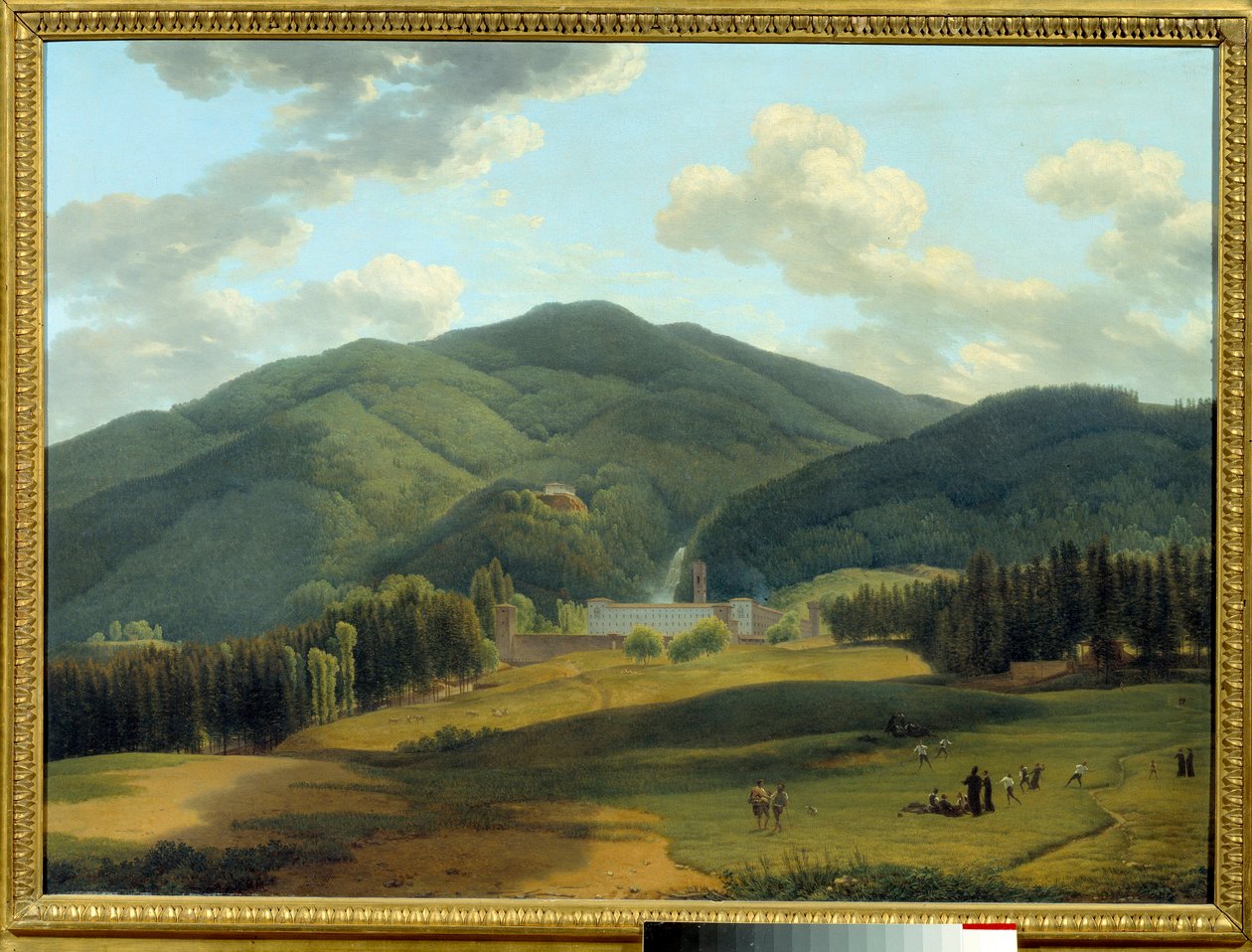 Opactwo Vallambrosa. Obraz Louisa Gauffiera (1761-1801) autorstwa Louis Gauffier