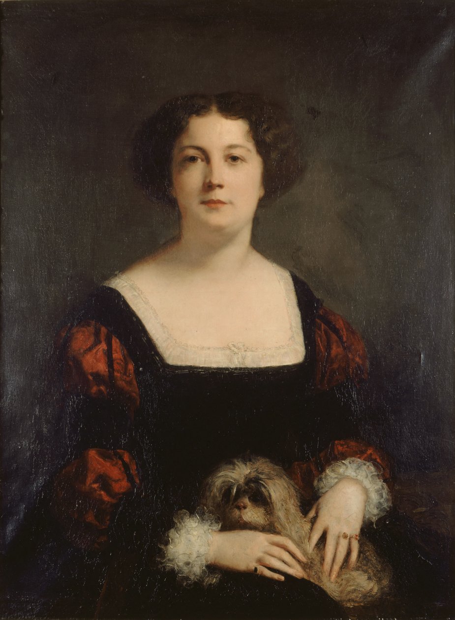 Portret Apollonie Sabatier 1822-1889, c. 1850. autorstwa Louis Gustave Ricard