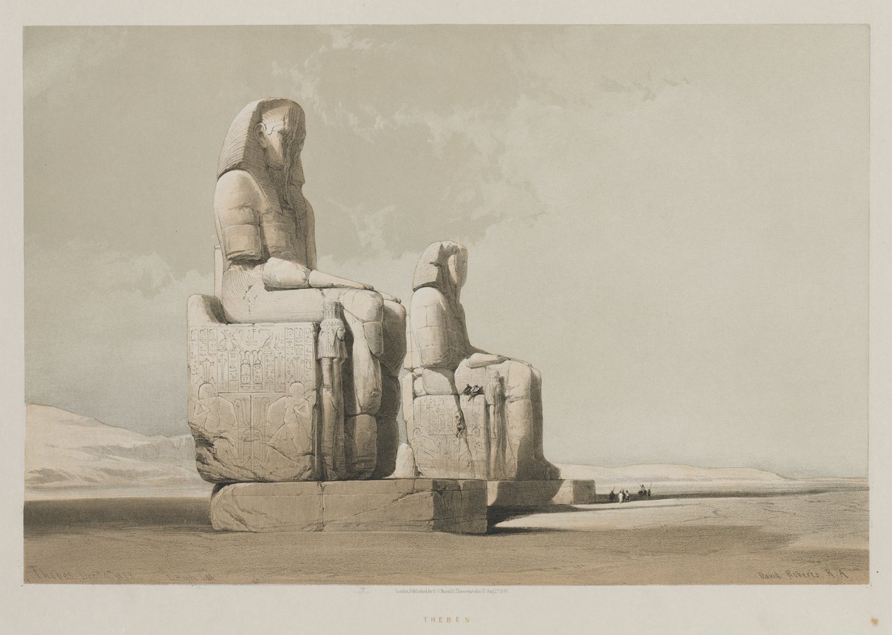 Egipt i Nubia, Tom I: Teby autorstwa Louis Haghe