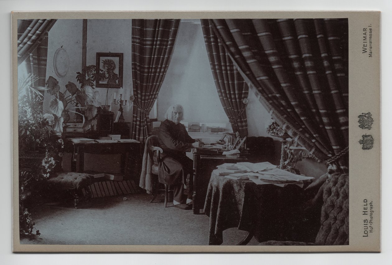 Franciszek Liszt (1811-1886) (1886, zdjęcie) autorstwa Louis Held