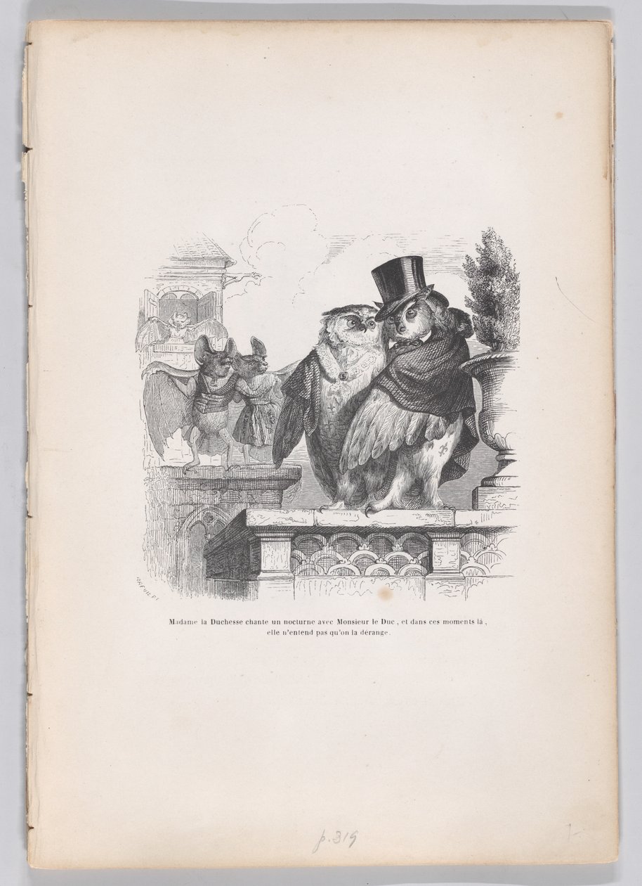 Księżna śpiewa nokturn z księciem... ze Scen z prywatnej i..., ok. godz. 1837-47. autorstwa Louis Henri Brévière