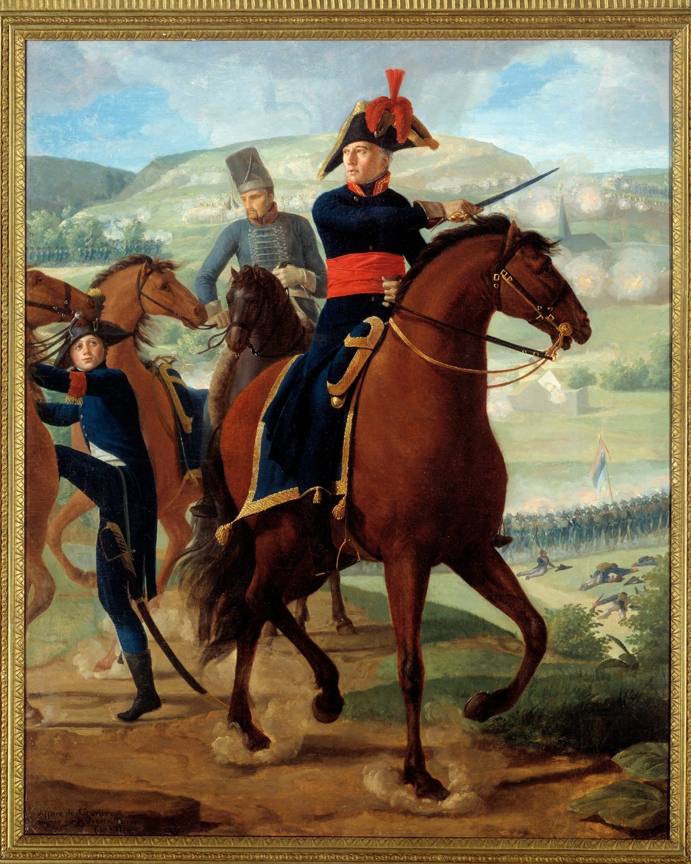 Portret konny generała Louisa Marie Turreau de Garambouville (znany jako Turreau de Garambouville lub Turreau de Linieres autorstwa Louis Hersent