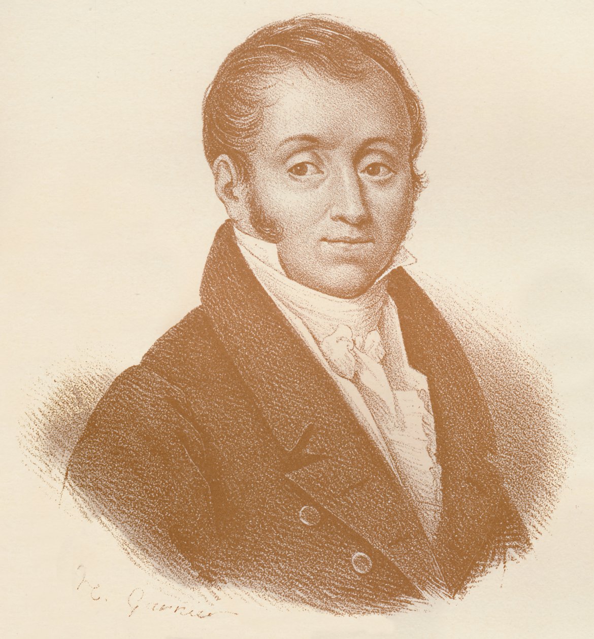 „Hrabia Emmanuel-Augustin Dieudonne De Las Cases”, c1820, 1896 autorstwa Louis Hippolyte Garnier