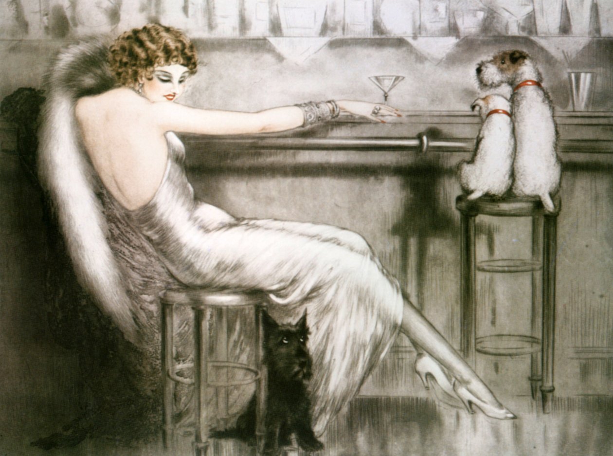 Ilustracja książki autorstwa Louis Icart