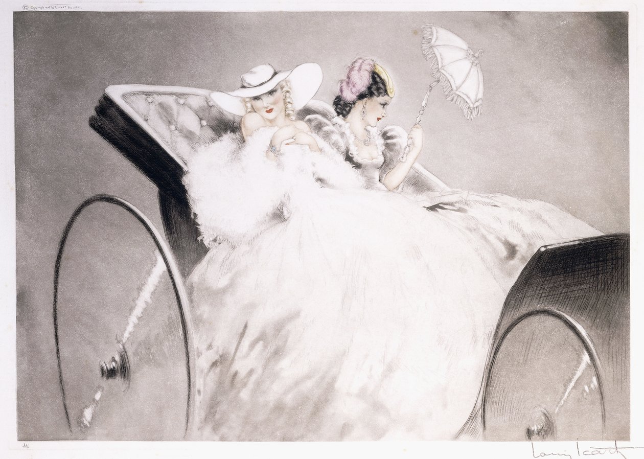 Pola Elizejskie autorstwa Louis Icart