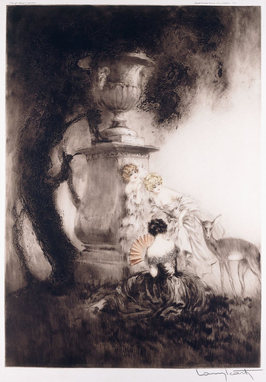 Czterech Kochanków autorstwa Louis Icart