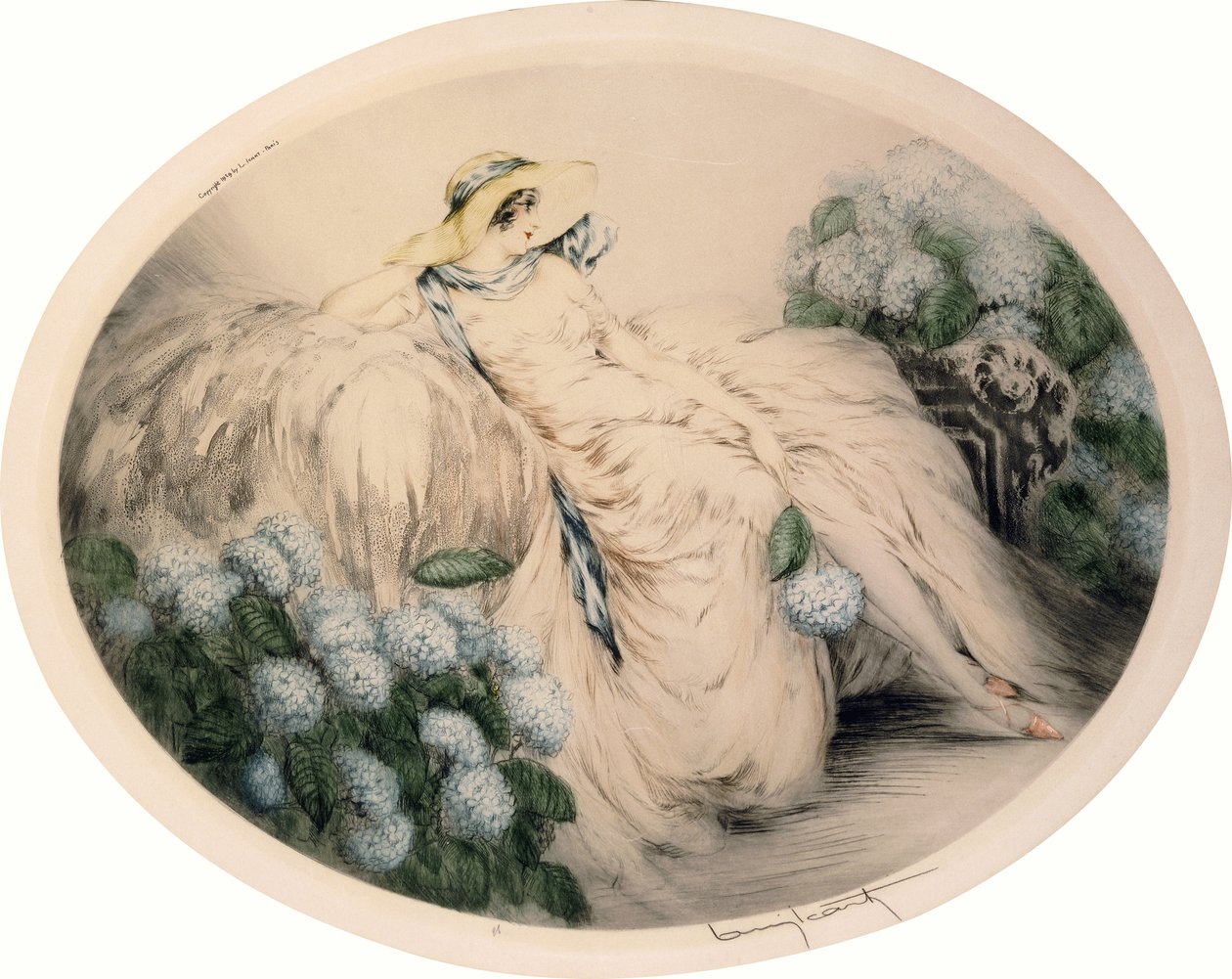 Hortensje autorstwa Louis Icart