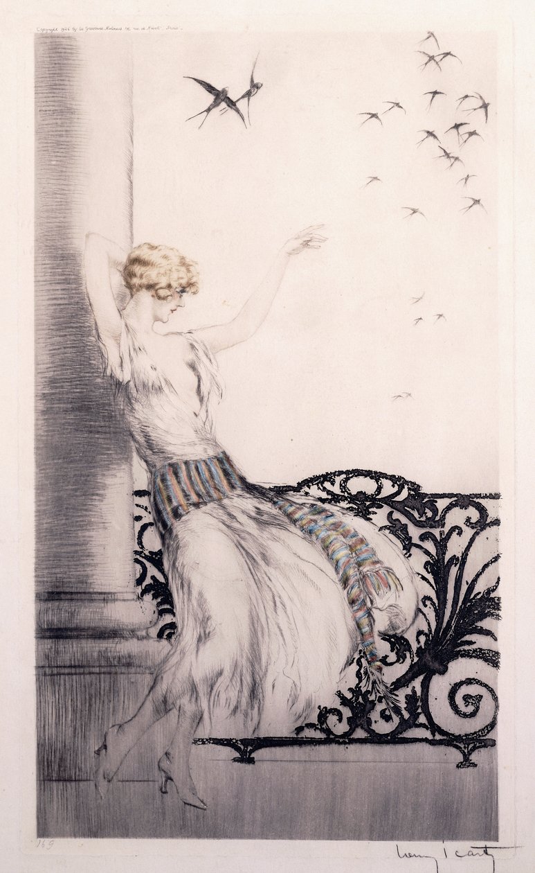 Jaskółki autorstwa Louis Icart