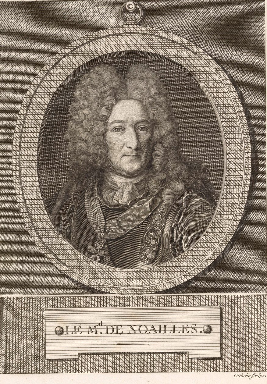Francuski: Anne-Jules de Noailles autorstwa Louis Jacques Cathelin