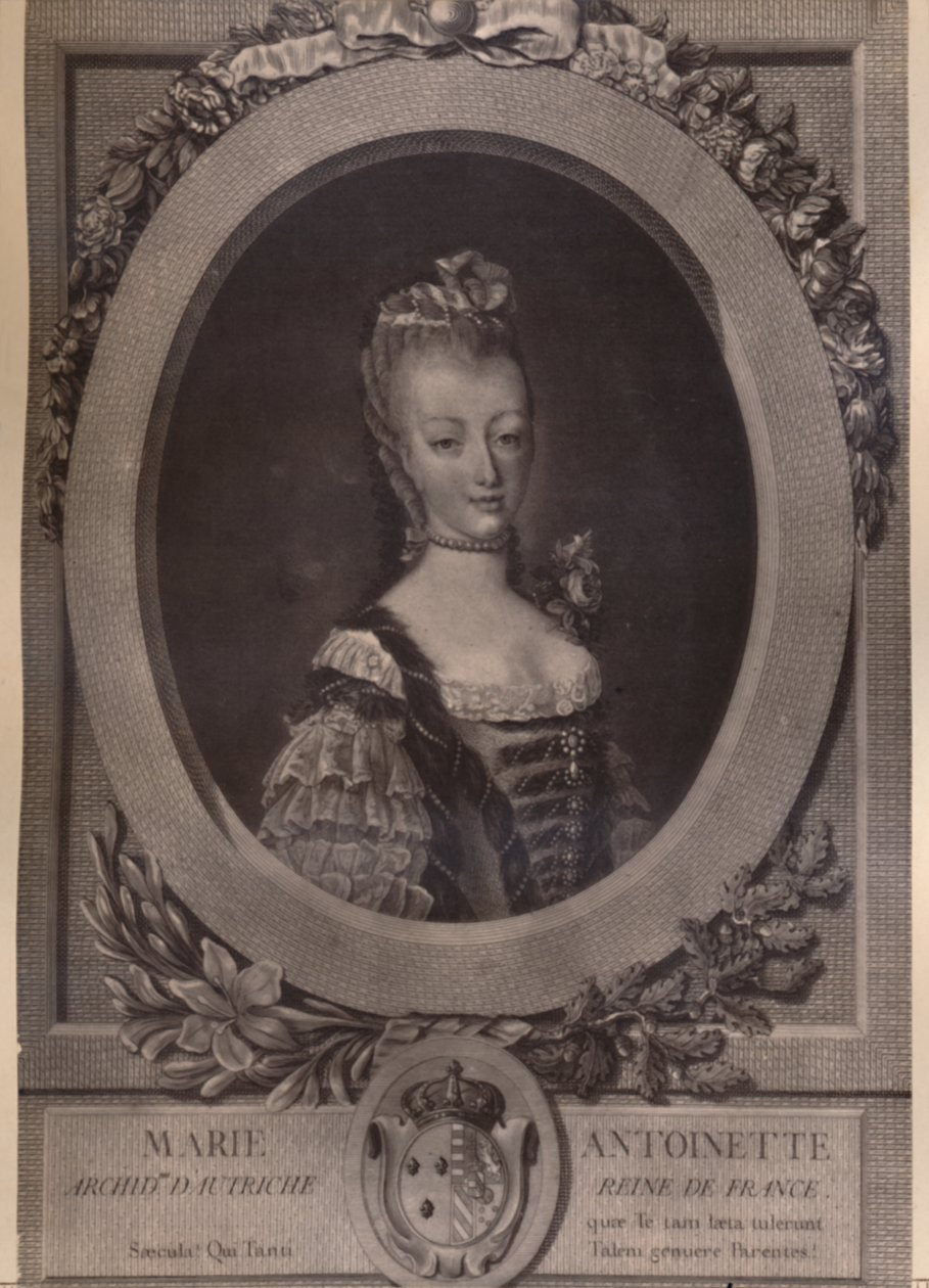 Maria Antonina, królowa Francji, koniec XVIII wieku 1894. autorstwa Louis Jacques Cathelin