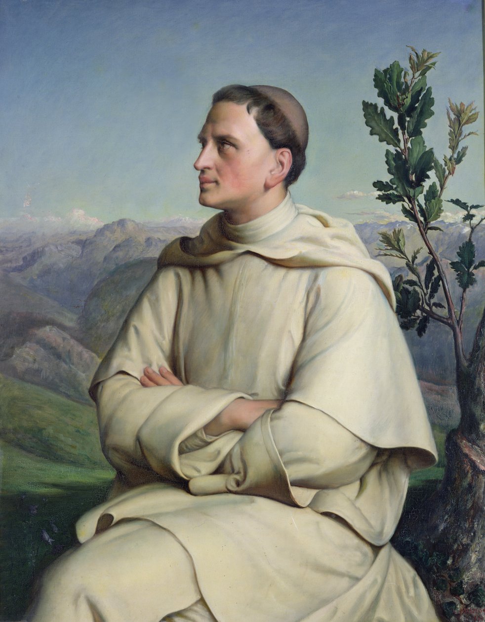 Henri Lacordaire (1802-61) w Sorreze, 1847 autorstwa Louis Janmot