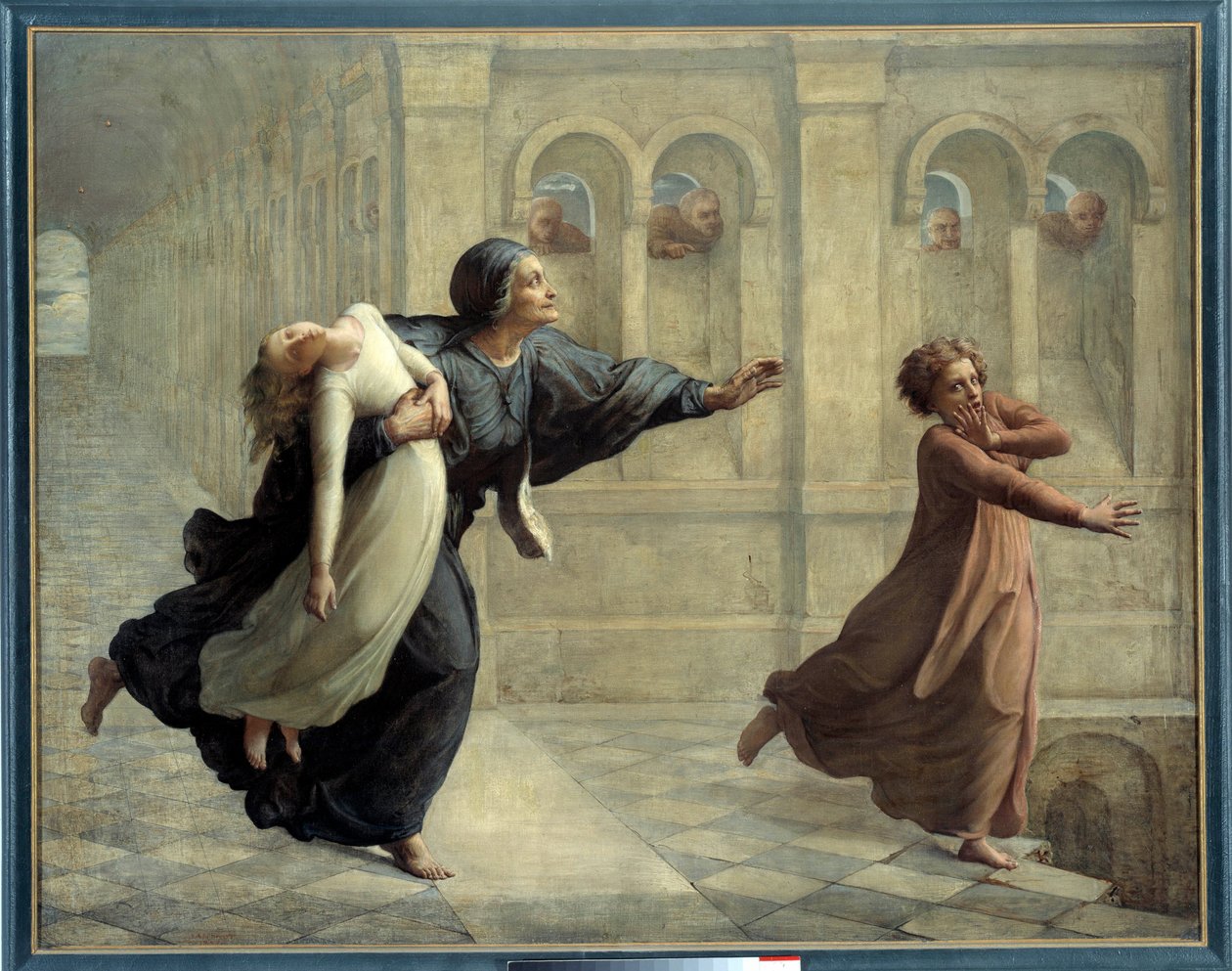 Wiersz duszy; Koszmar. Obraz Anne Francois Louis Janmot (1814-1892) autorstwa Louis Janmot