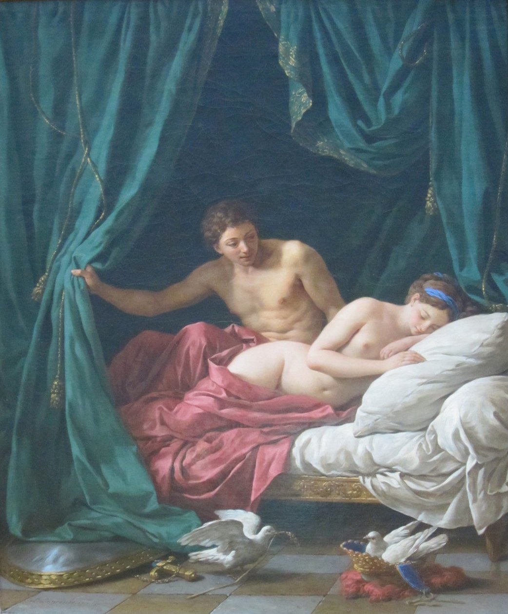 Mars amp; Wenus, alegoria pokoju autorstwa Louis Jean François Lagrenée