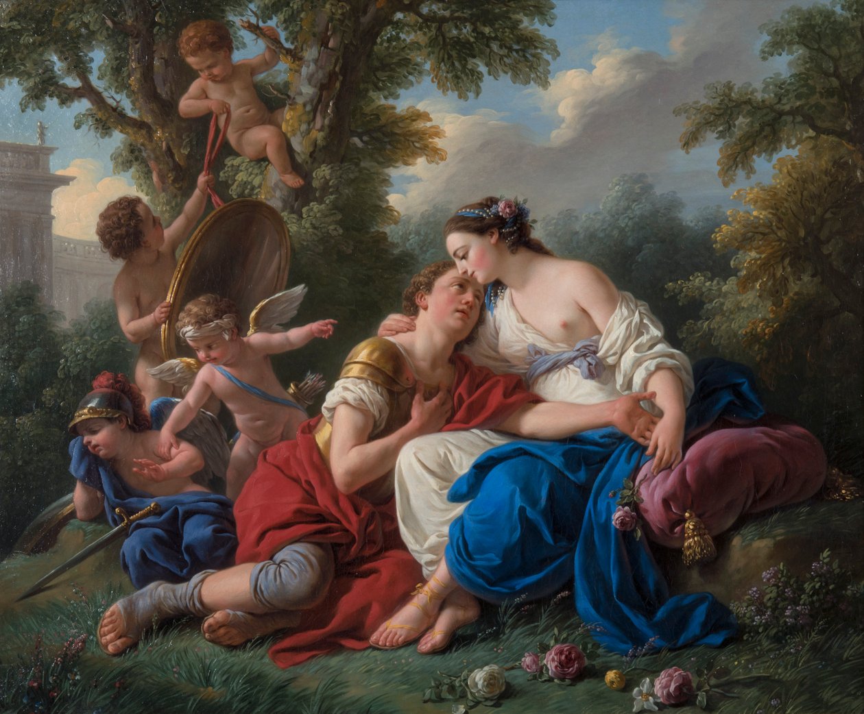 Rinaldo i Armida autorstwa Louis Jean François Lagrenée