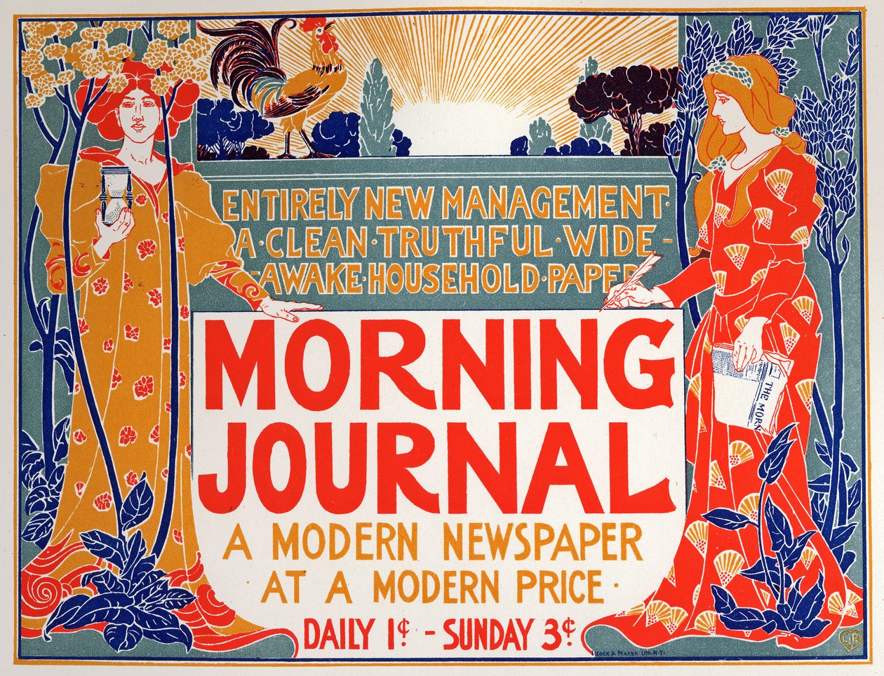 Dziennik poranny autorstwa Louis John Rhead