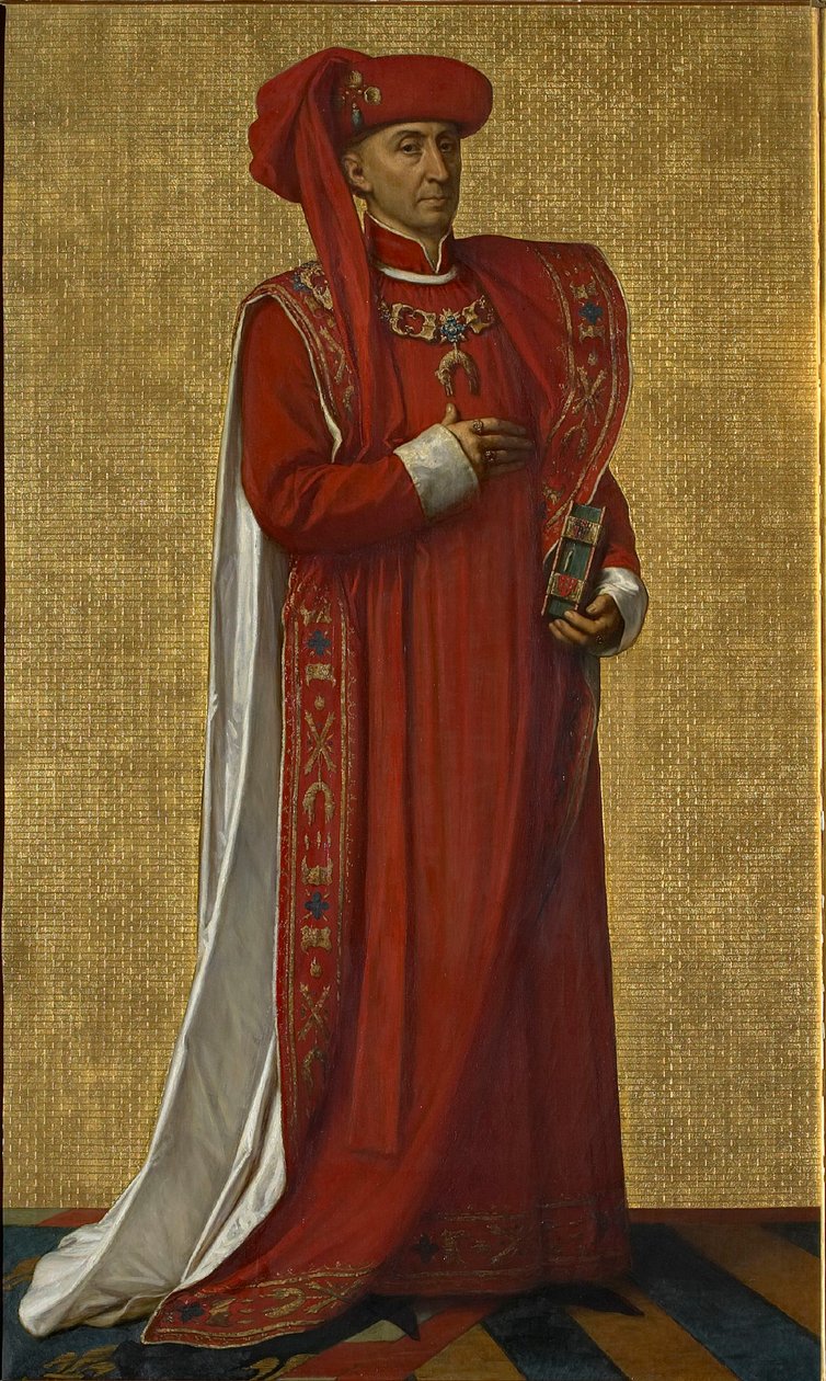 Filip Dobry 1396-1467, książę Burgundii, 1872-1877. autorstwa Louis Joseph Gallait