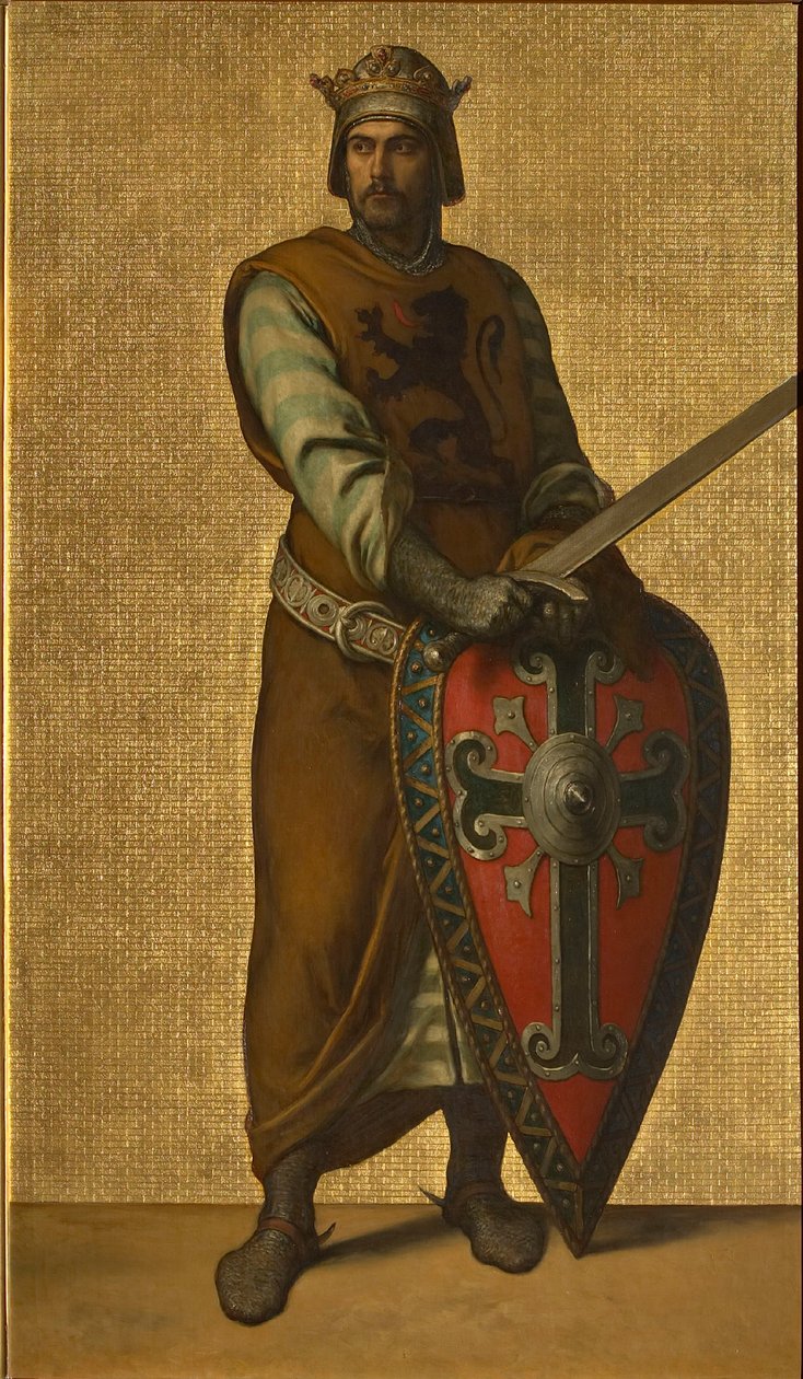 Robert II z Jerozolimy, 1872-1877. autorstwa Louis Joseph Gallait